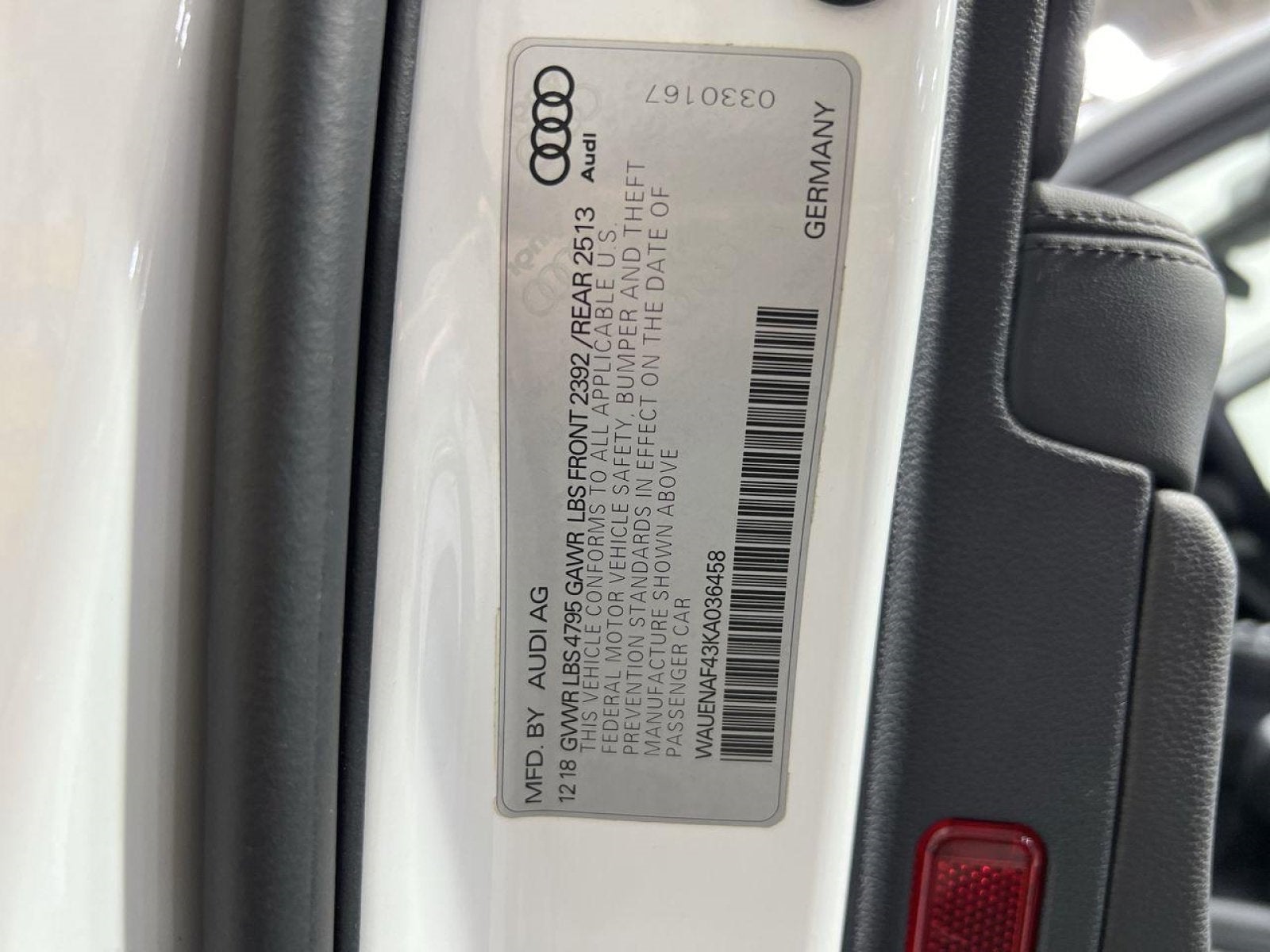 2019 Audi A4 2.0T Premium Plus